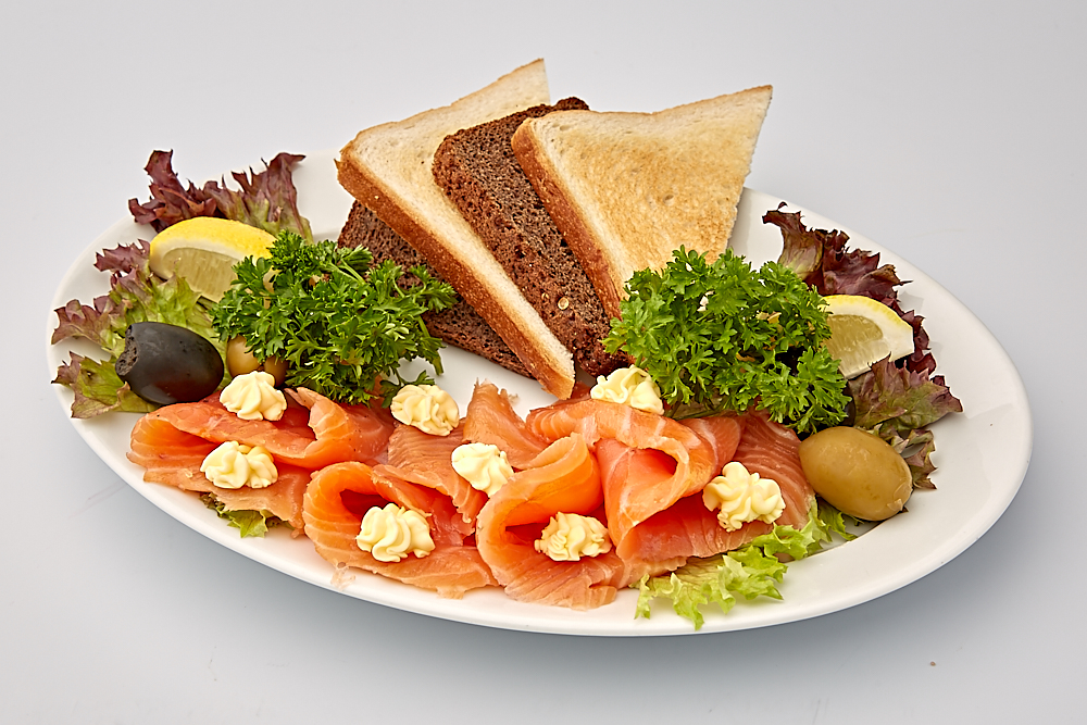 Семга с/с с тостами